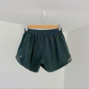 Lululemon Dark Forest Green Shorts Size 6 Tall